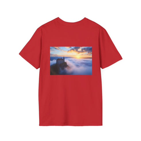 Fantasy Castle Clouds Graphic Tee