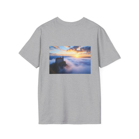 Fantasy Castle Clouds Graphic Tee