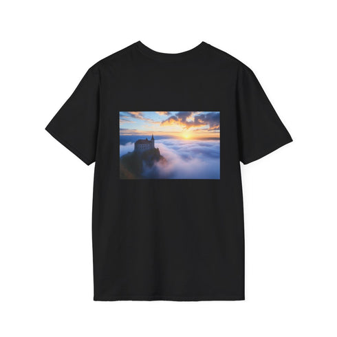 Fantasy Castle Clouds Graphic Tee