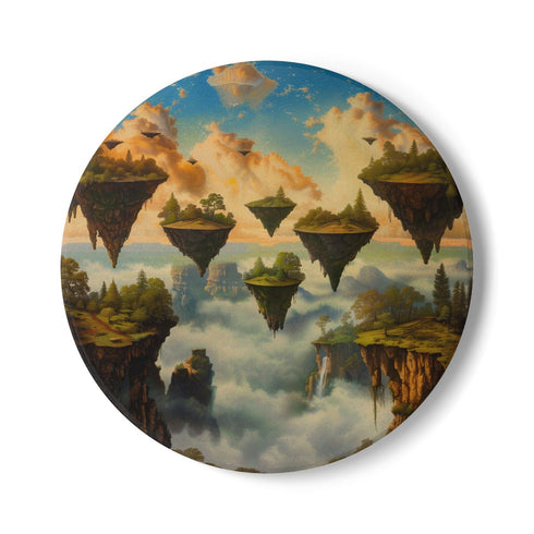 "Fantasy Island Coaster - Dreamy Surreal Landscape"