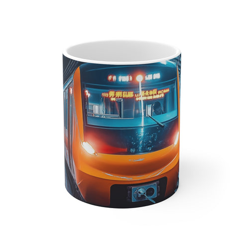 "Fast Track Train Mug"