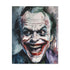 Jack Nicholson Joker canvas print - iconic Joker portrait, ready-to-hang.