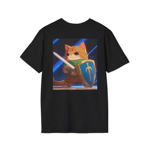 Feline Knight Tee: Sword Swag