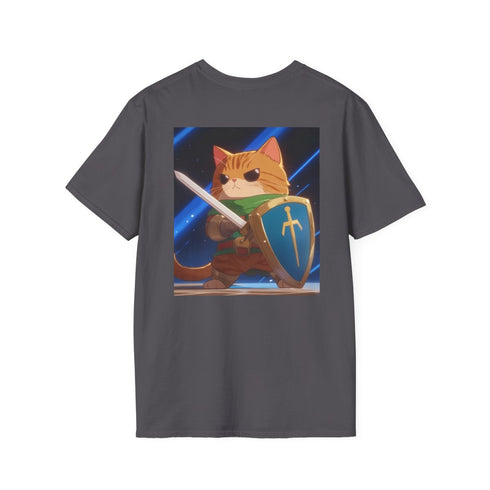 Feline Knight Tee: Sword Swag