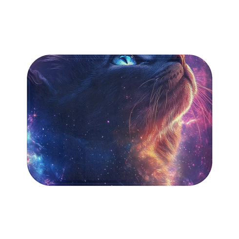 "Feline Universe Bliss Bath Mat"