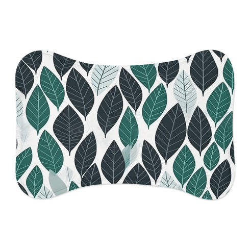 "Ferret-inspired Leaf Pattern Pet Mat"