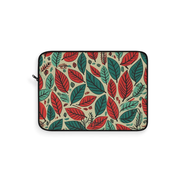 "Ferret Leaf Texture Laptop Sleeve"