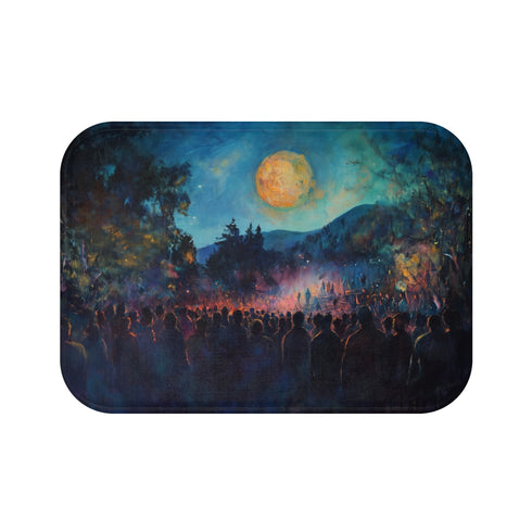 "Festival Concert Moonlight Bath Mat"