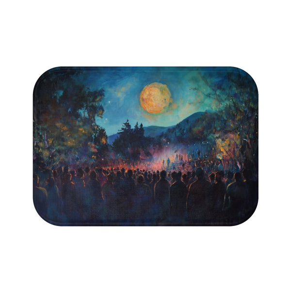 "Festival Concert Moonlight Bath Mat"