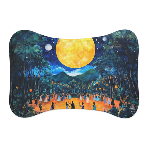 "Festival Moon Pet Mat"