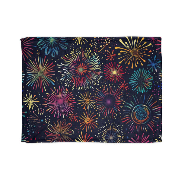 "Festive Fireworks Bed Cover"