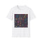 Vibrant Fireworks Seamless Pattern — Graphic Cotton T-Shirt — Front Graphic Print View