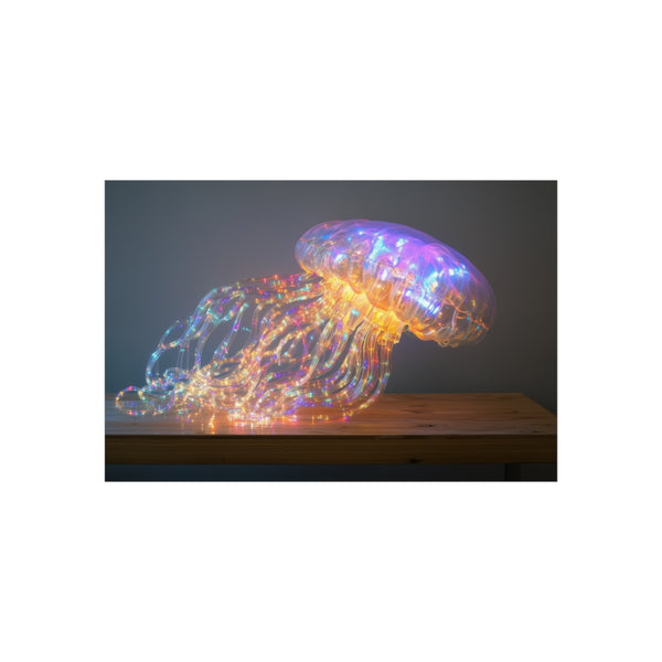 Fiber Optic Tentacle Jellyfish Art