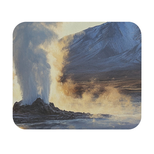 Fiery Atacama Desert Geyser Pad