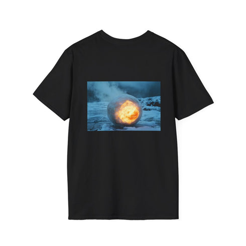 Fiery Core Frozen Planet T-Shirt