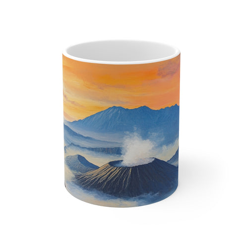 "Fiery Heart of East Java" Mug