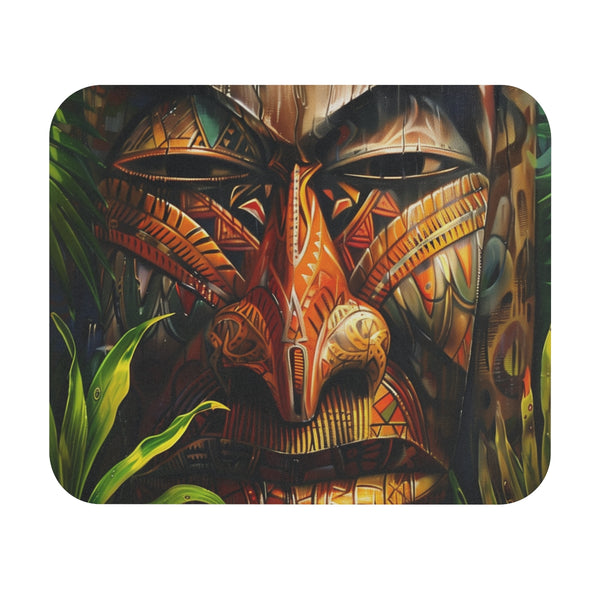 Fiji Mask Mouse Pad Cultural Artistry at Your Fingertips