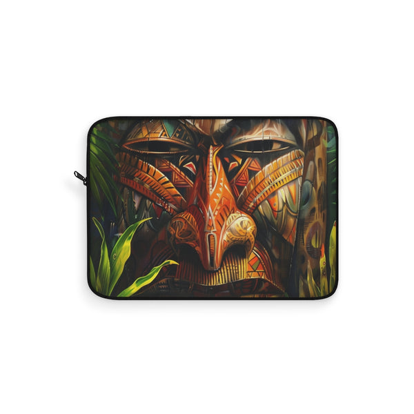 "Fiji Mask Painting Laptop Sleeve"