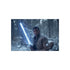 Finn with Lightsaber in Snowy Forest