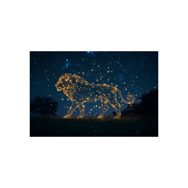 Firefly Constellation Lion Formation Poster