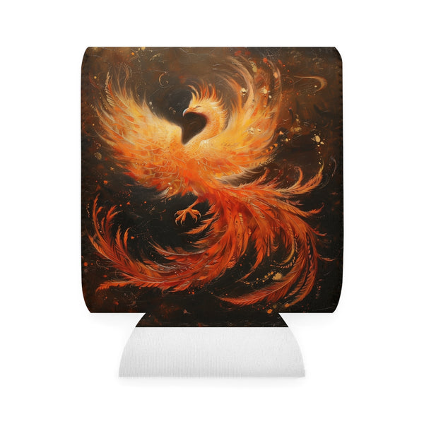 Flaming Phoenix Can Cooler Sleeve