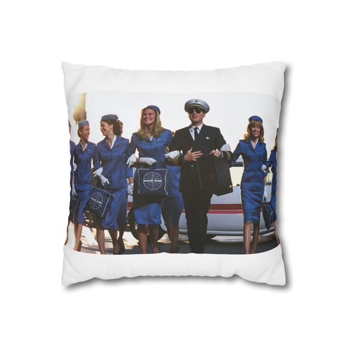 "Flight of Fancy Pillowcase: Leonardo DiCaprio Pilot"