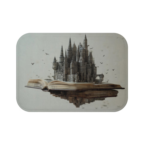 Floating Castle Bath Mat Decor