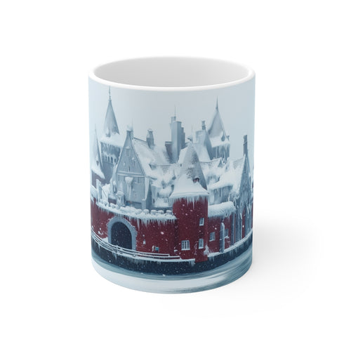 Floating Castle Blizzard Coffee Mug