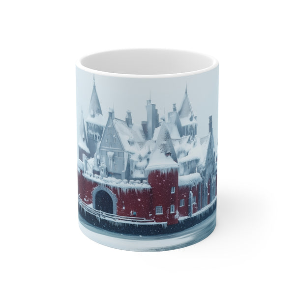 Floating Castle Blizzard Coffee Mug