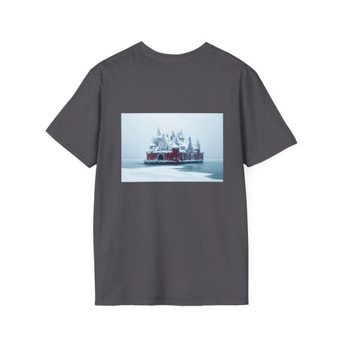 Floating Castle Blizzard T-Shirt Design