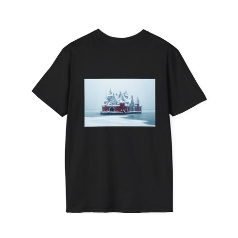 Floating Castle Blizzard T-Shirt Design