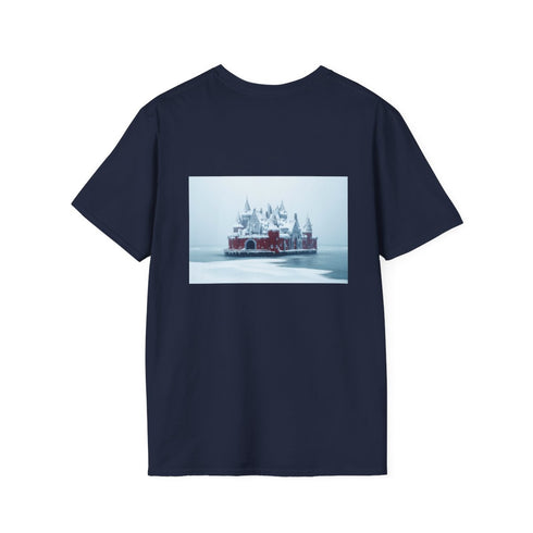 Floating Castle Blizzard T-Shirt Design