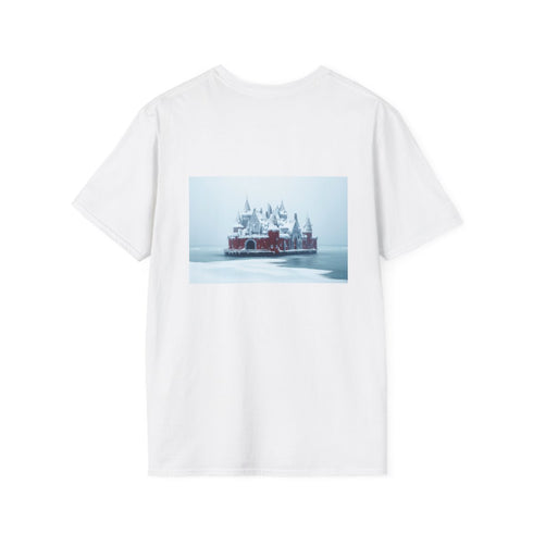 Floating Castle Blizzard T-Shirt Design
