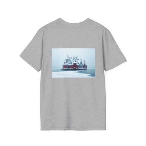 Floating Castle Blizzard T-Shirt Design