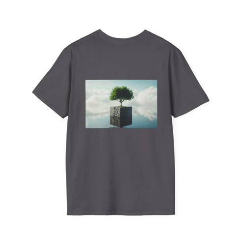 Floating Cube Tree Graphic Tee.