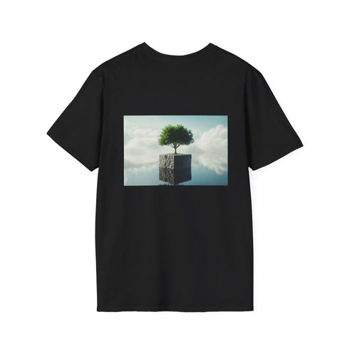 Floating Cube Tree Shirt Design