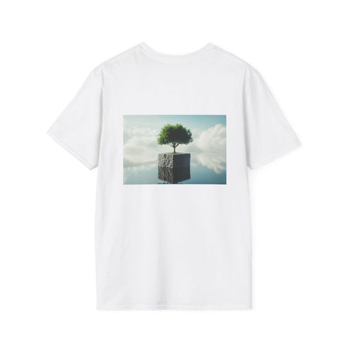 Floating Cube Tree Shirt Design