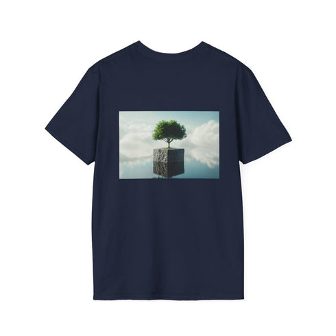Floating Cube Tree Shirt Design