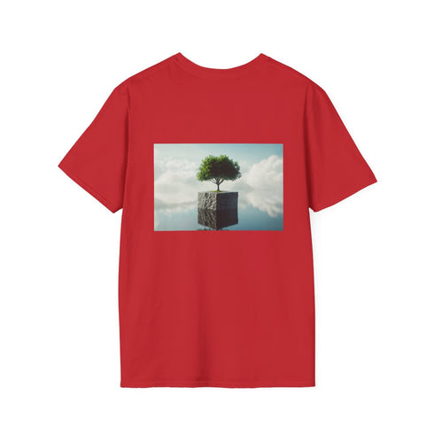 Floating Cube Tree Shirt Design