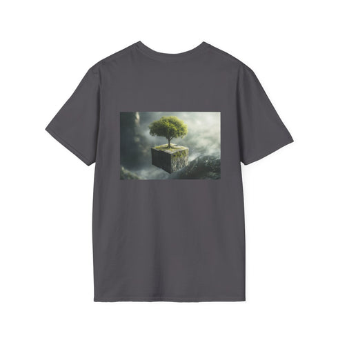 Floating Cube Tree T-shirt Design