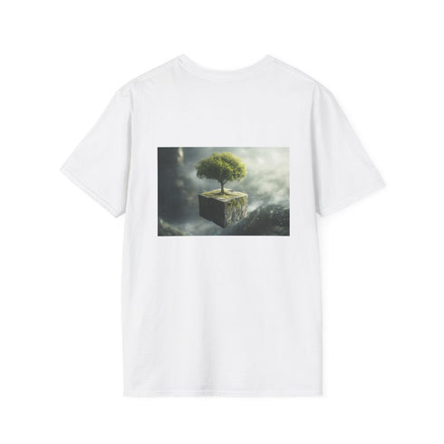 Floating Cube Tree T-shirt Design