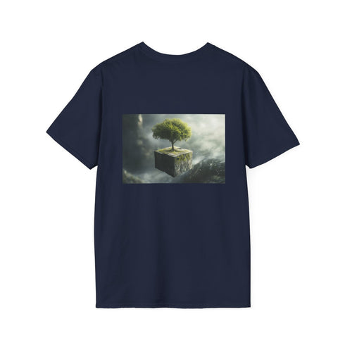 Floating Cube Tree T-shirt Design