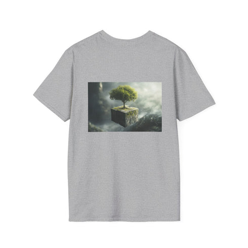 Floating Cube Tree T-shirt Design