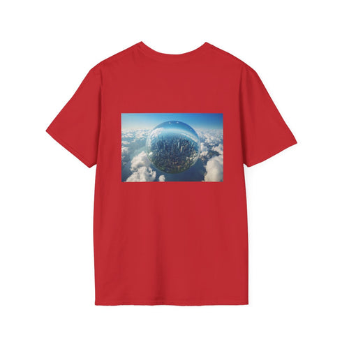 Floating Glass City Earth T-Shirt