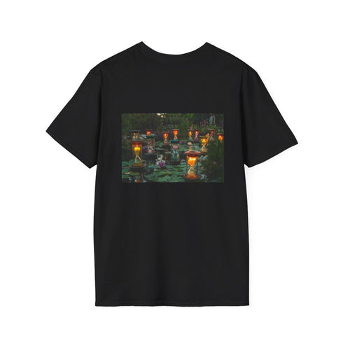 Floating Hourglass Garden T-shirt Design