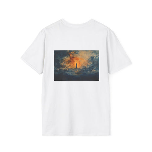Floating Lighthouse Stormy Night T-Shirt