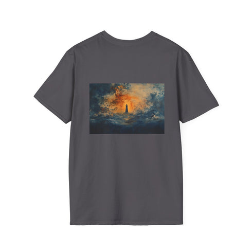 Floating Lighthouse Stormy Night T-Shirt