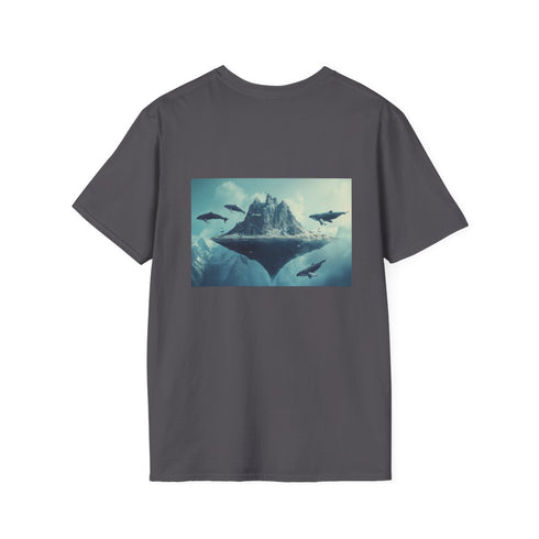 Floating Mountain Whale Adventure Shirt.