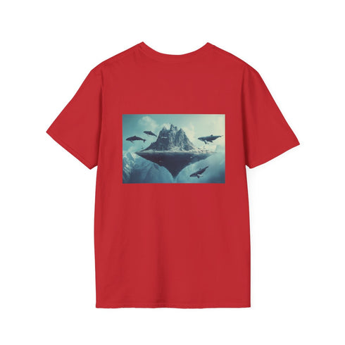 Floating Mountain Whale Adventure Shirt.