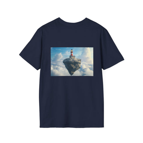 Floating Rock Lighthouse T-Shirt Design